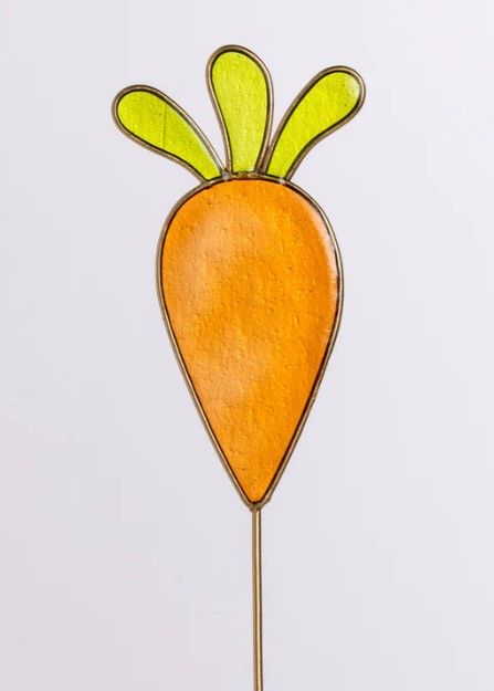 Stained Glass Carrot Pick