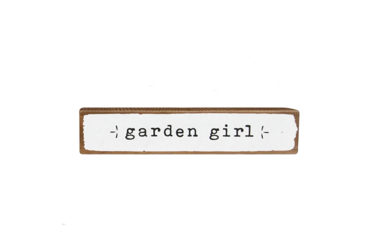 Garden Girl Block