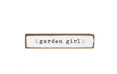 Garden Girl Block