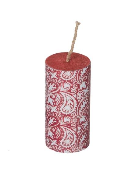 Printed Mini Firecracker Red