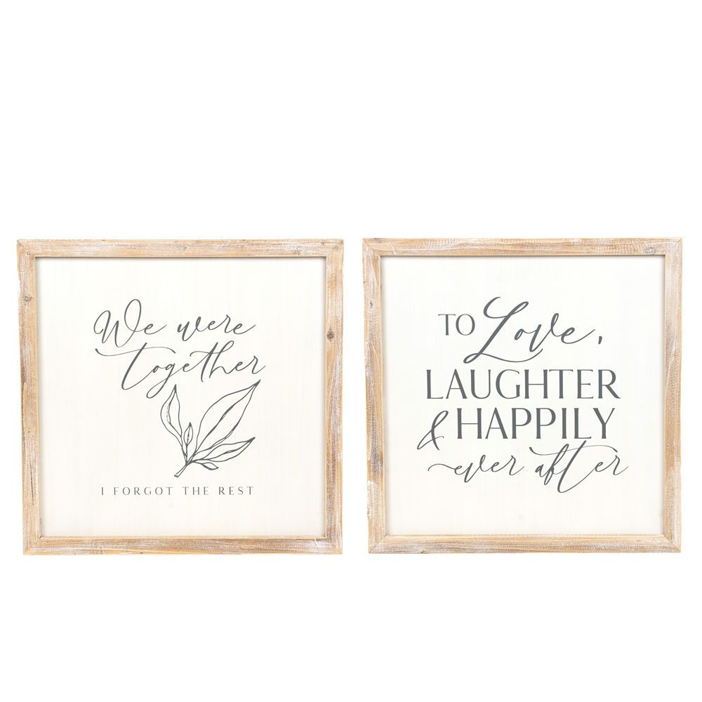 Happily/Together Reversible Sign 26&quot;