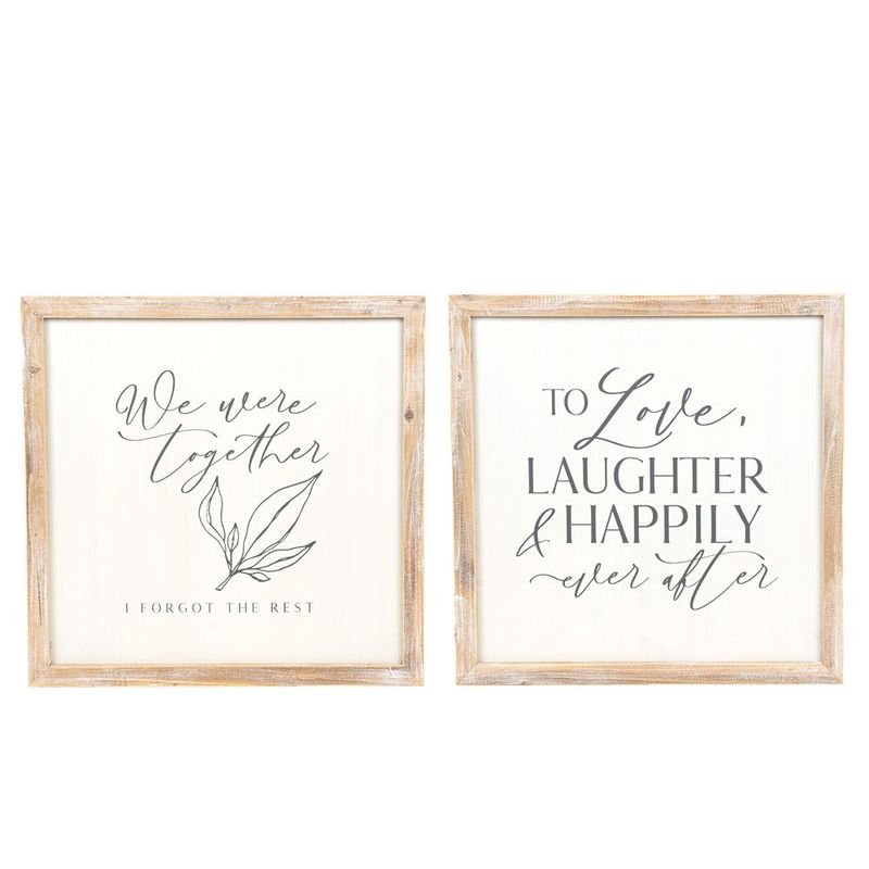 Happily/Together Reversible Sign 26&quot;