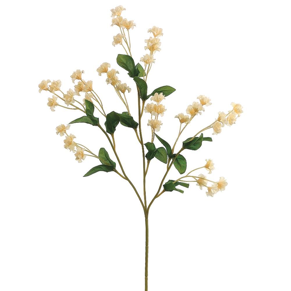Double Baby&#39;s Breath Spray Yellow 19&quot;