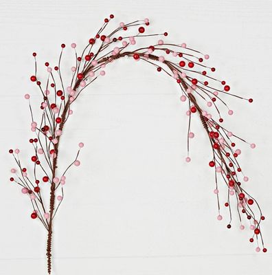 Red &amp; Pink Berry Garland 4ft