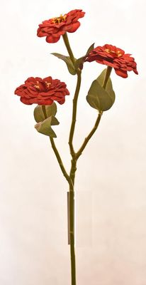 Zinnia Spray 24&quot; Red