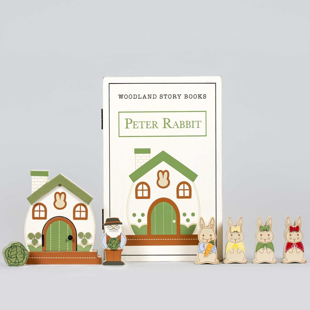 Wood Storybook Peter Rabbit Set of 8