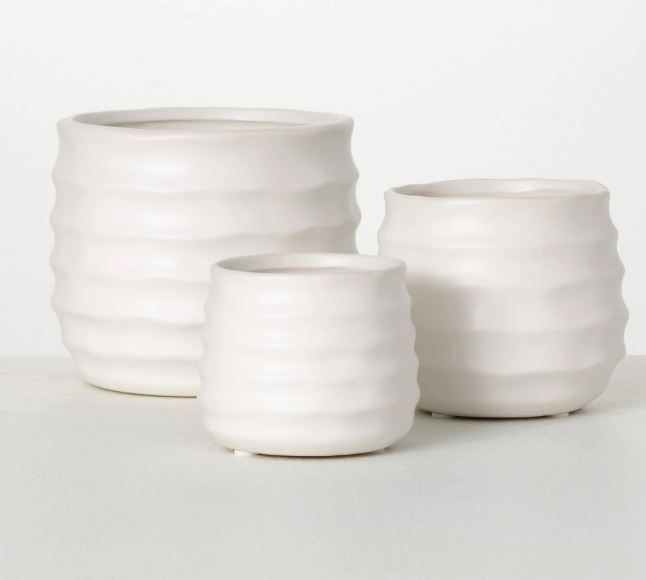 Matte White Pot 5&quot;
