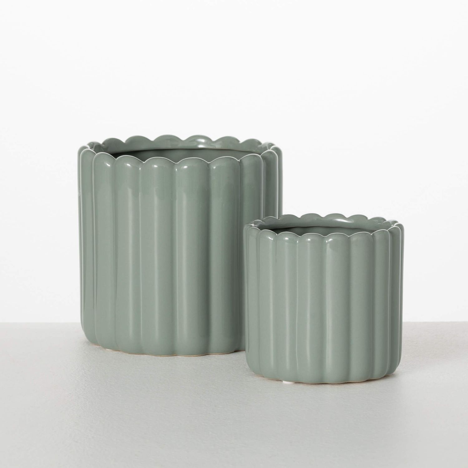 Ribbed Planter 6.5&quot;