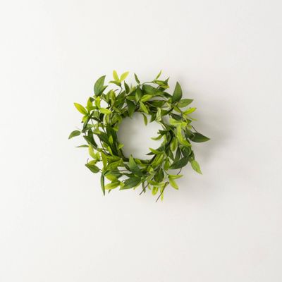 Italian Ruscus Twig Ring 12&quot;