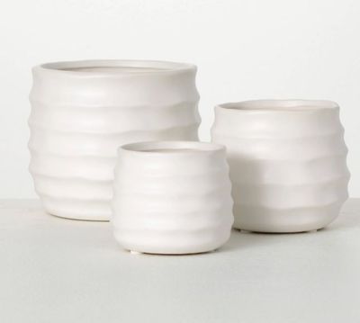 Matte White Pot 4&quot;