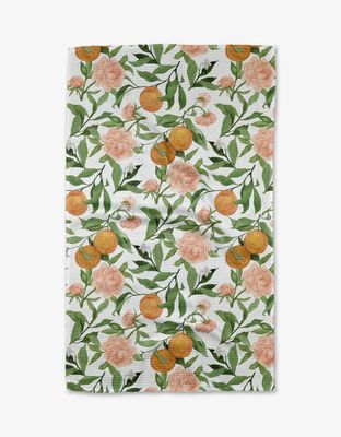 Geometry House A Peony For Your Thoughts Tea Towel