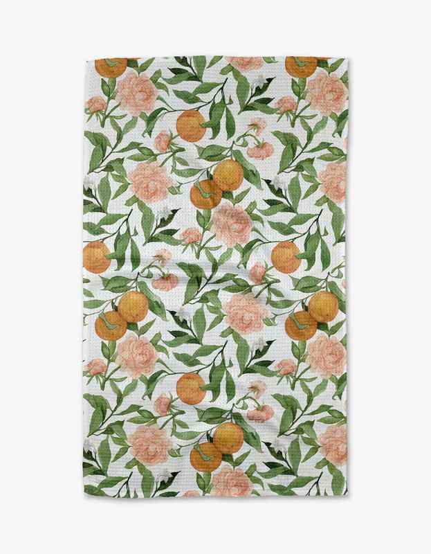 Geometry House A Peony For Your Thoughts Tea Towel