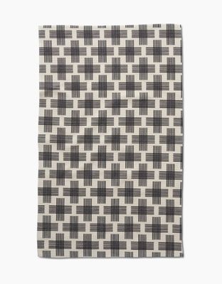 Geometry House Cross Hatch Tea Towel
