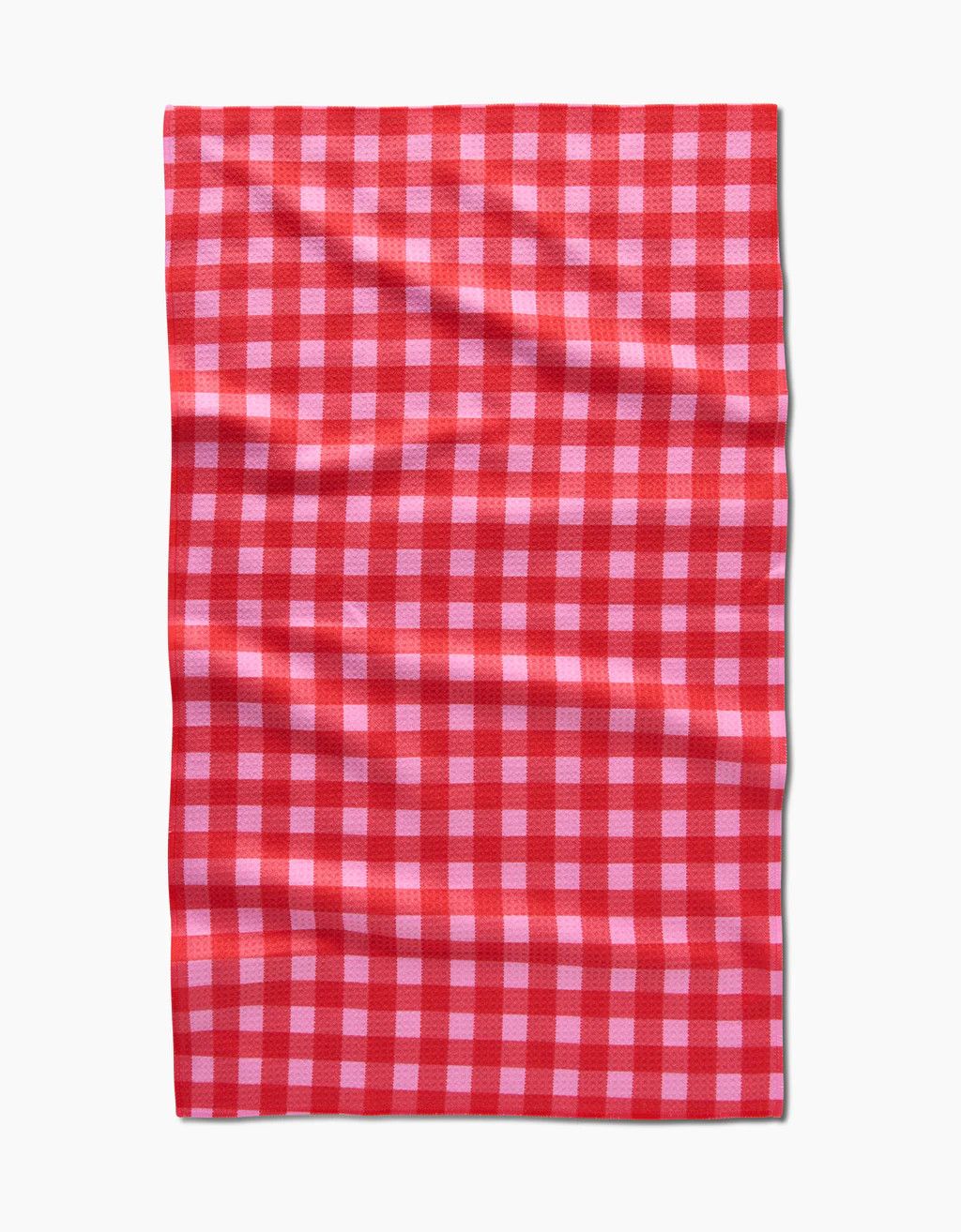 Geometry House Cherry Gingham Tea Towel