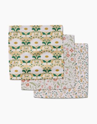 Geometry House Wildlight Dishcloth SET of 3