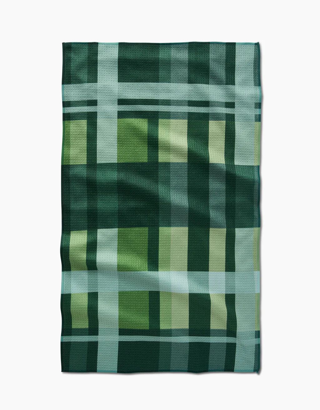 Geometry House Shamrock Plaid Tea Towel