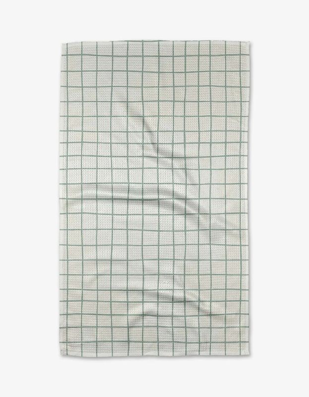 Geometry House Spring Grid Tea Towel