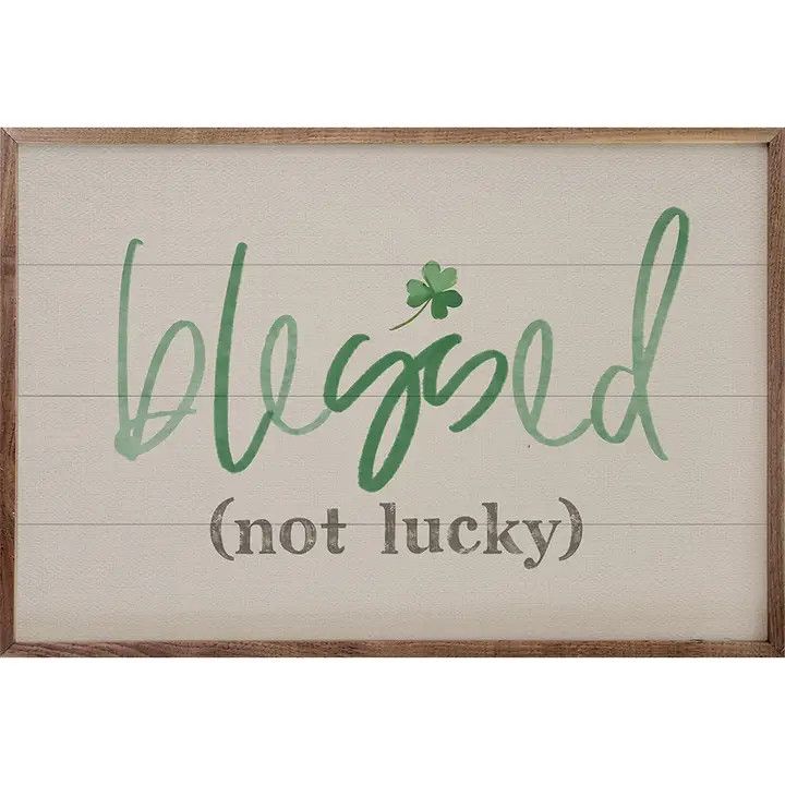 Blessed Not Lucky 16x10