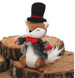 Plush Fox In Top Hat 8&quot;