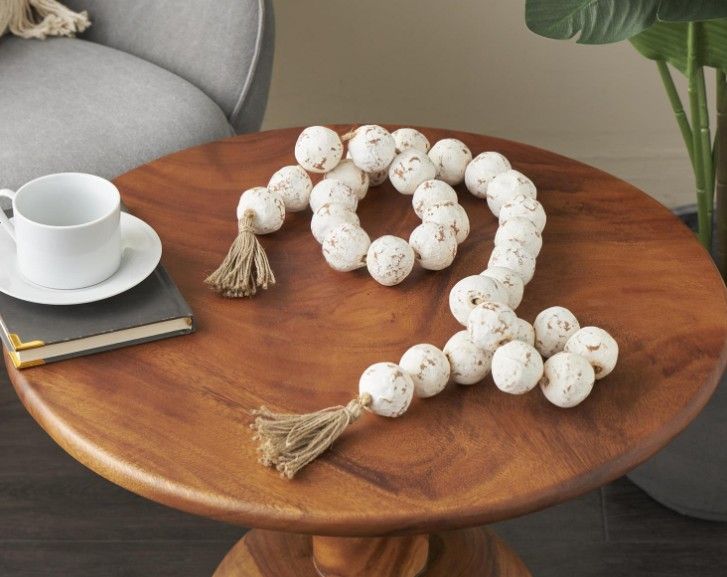 Terra Cotta Handmade Garland Cream