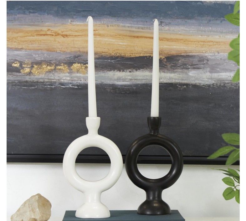Ceramic Ring Taper Holder White