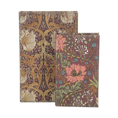 Book Box Purple Floral Tones 10.5&quot;