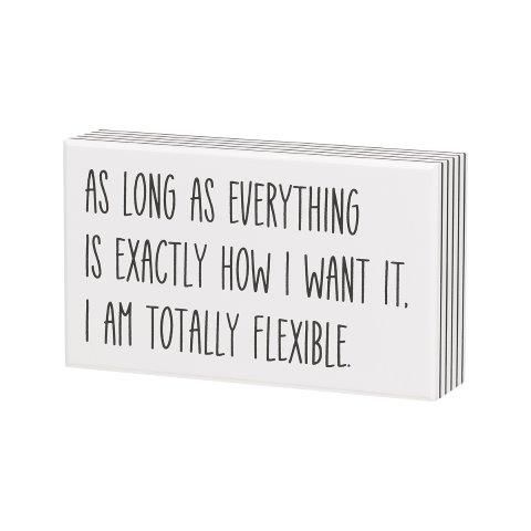 Tabletop Sign Flexible