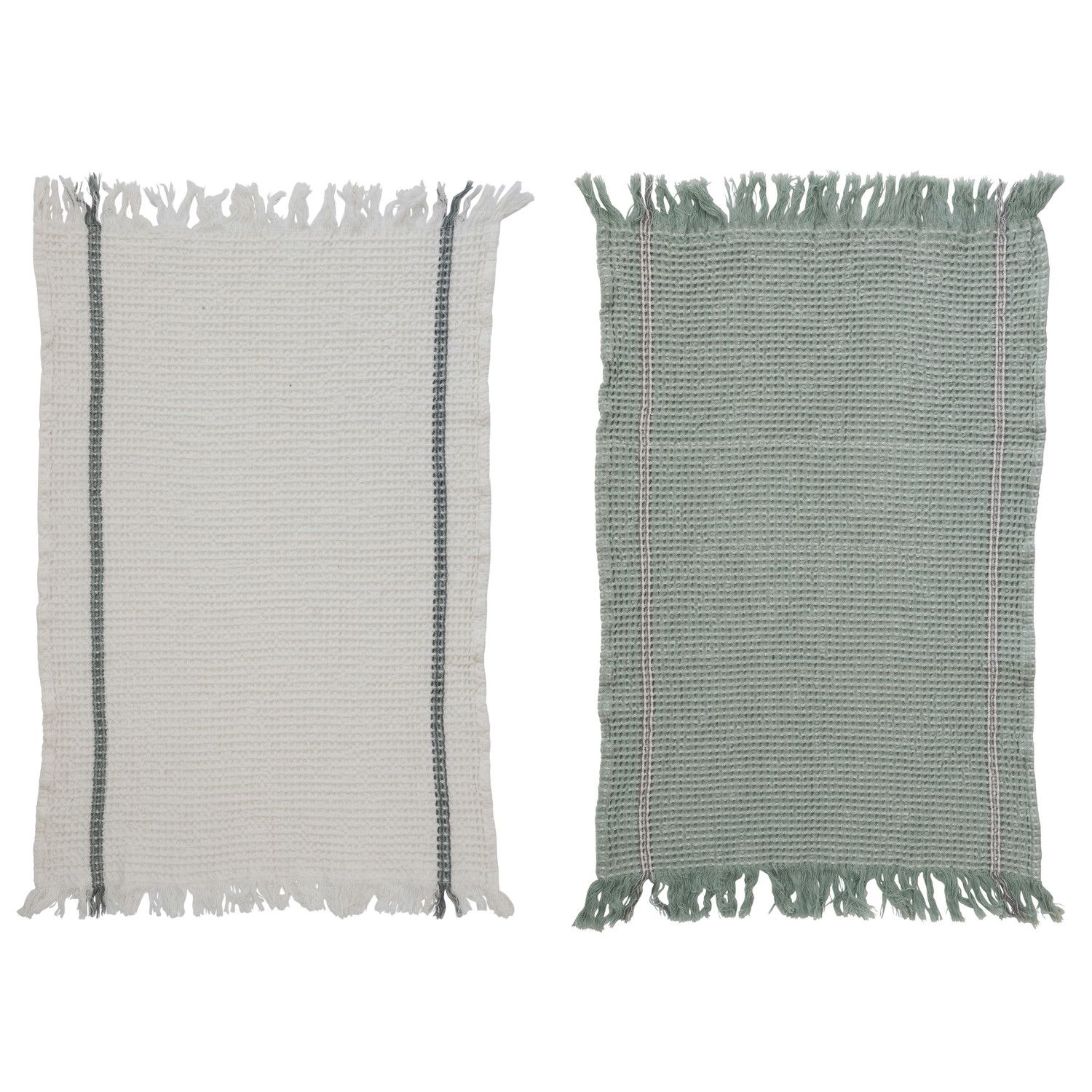 Cotton Waffle Weave Tea Towel - Set of 2