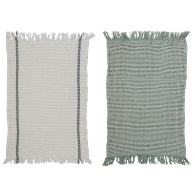 Cotton Waffle Weave Tea Towel - Set of 2