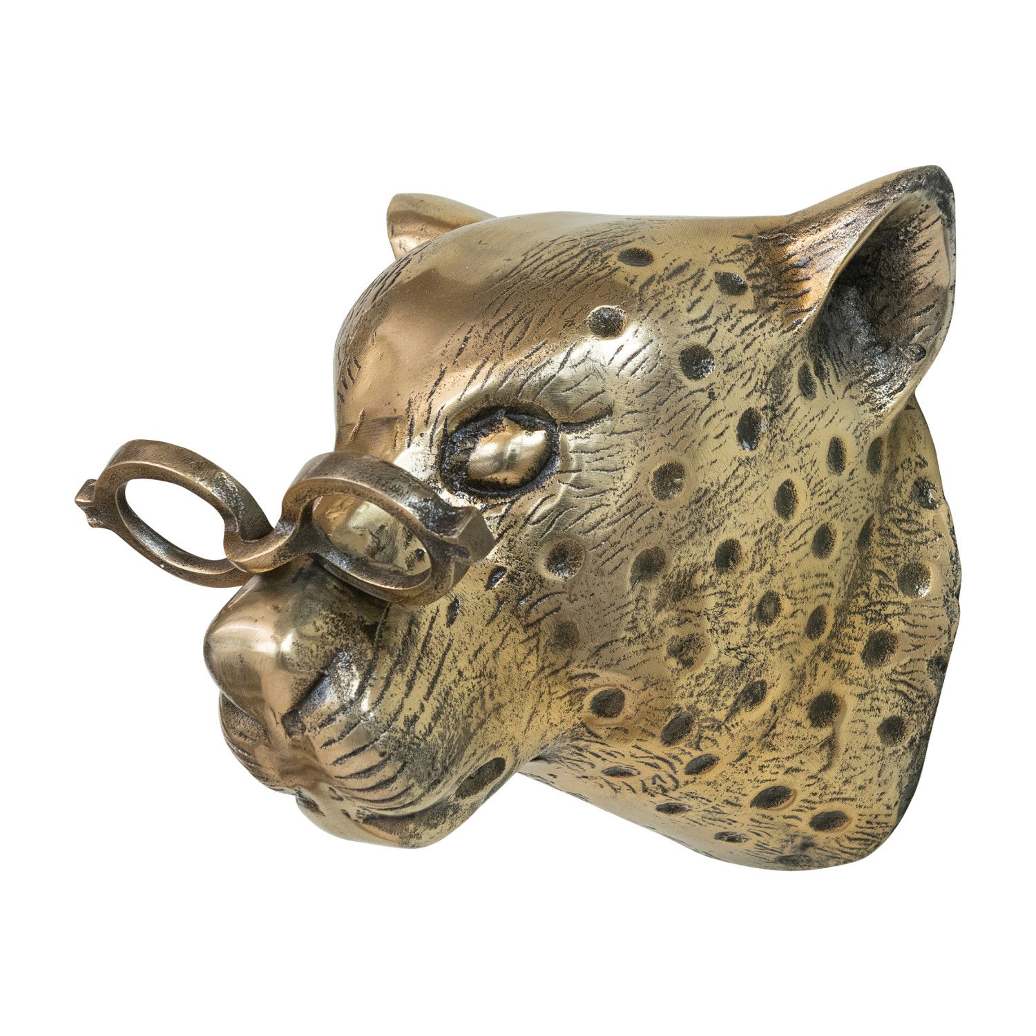 Aluminum Cheetah Wall Decor 10.5&quot;