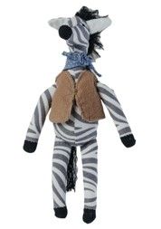 Plush Zebra 7.5&quot;