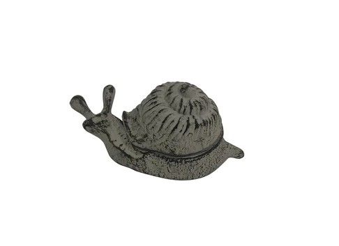 Cast Iron Snail Hide-A-Key