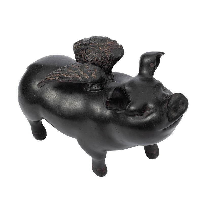 Flying Pig Sculptural Accent