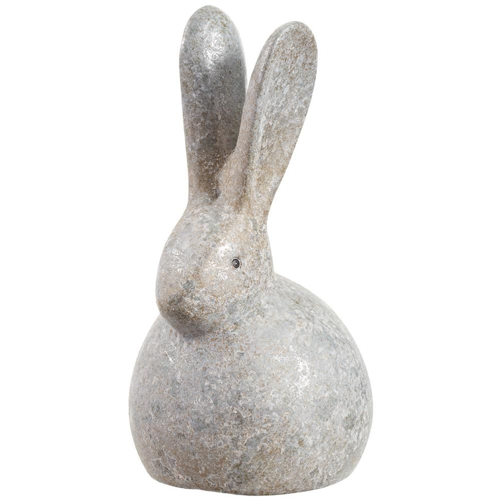 10.5&quot; Bunny Vintage Silver Foil