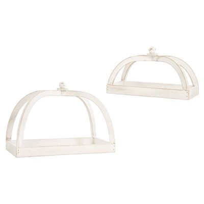 Whitewashed Tray/Lantern Small
