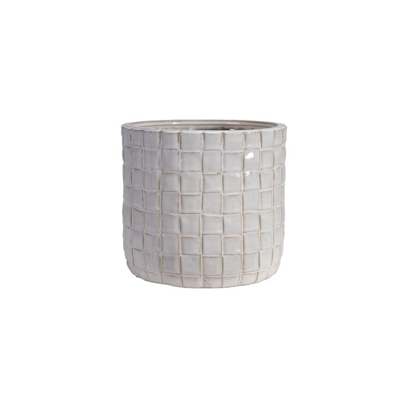 9&quot; Woven Stoneware Planter