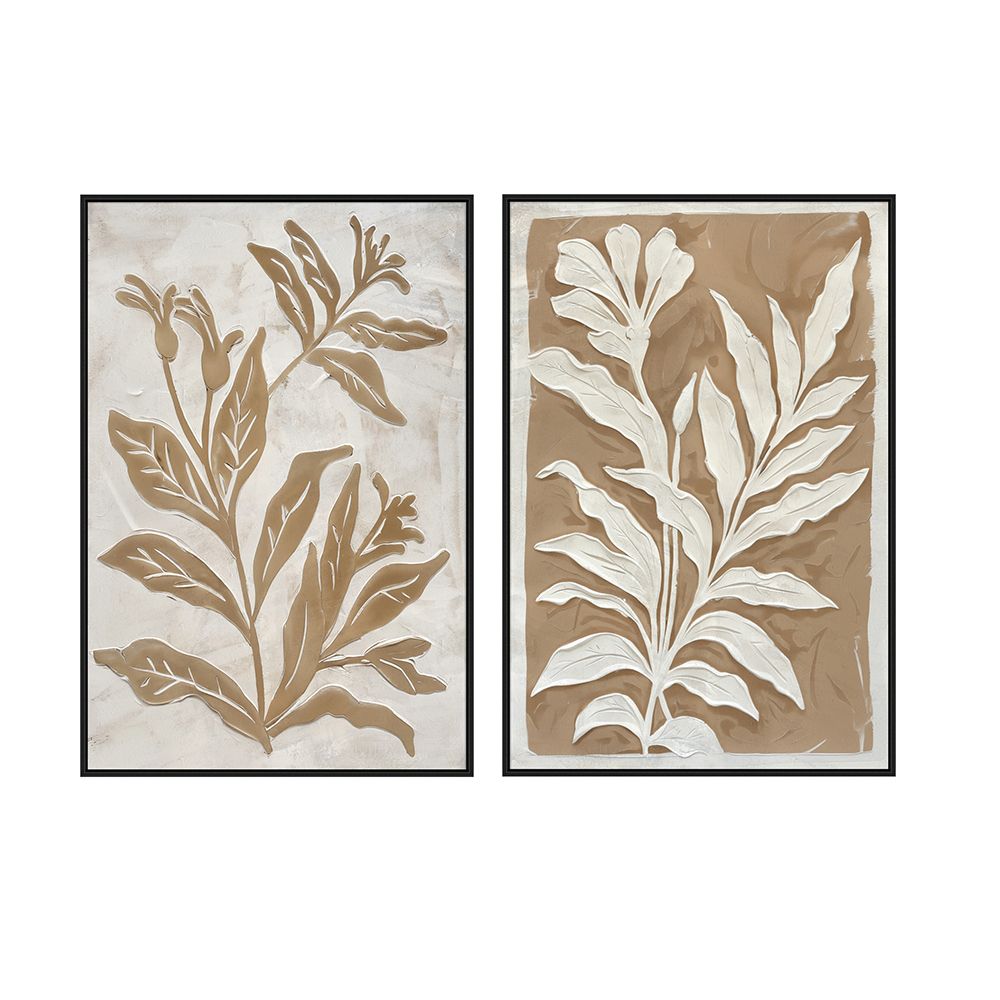 Hand Painting On Canvas 23.5x35.5 Brown