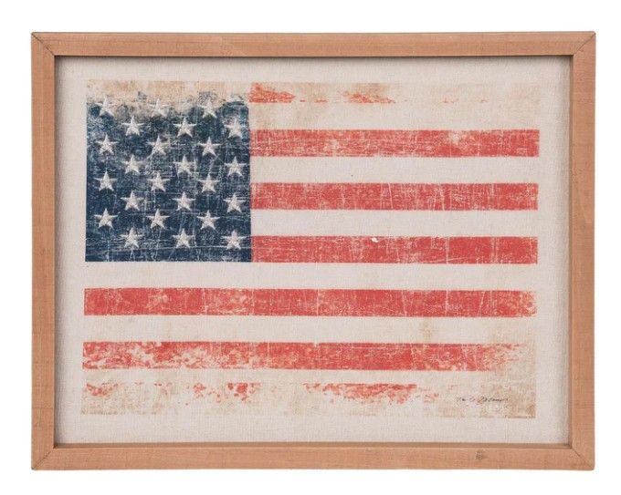Framed Flag 13x16