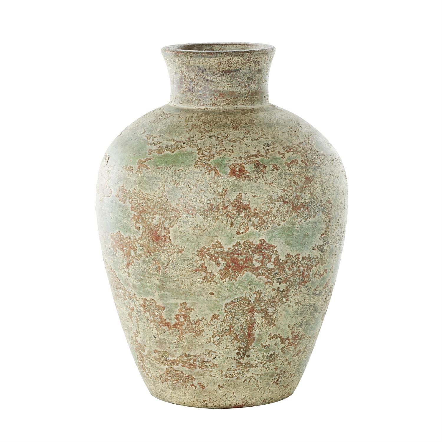 Vintage Distressed Vase 14&quot;