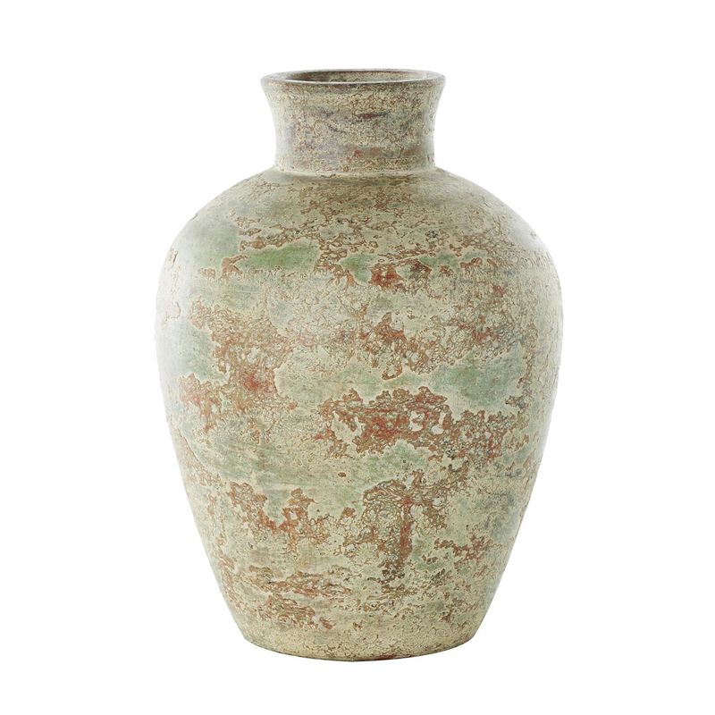 Vintage Distressed Vase 14&quot;