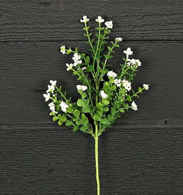 Baby Breath with Eucalyptus Cream Pick 12in