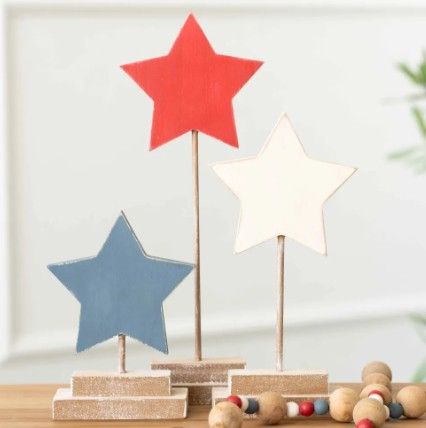 Stars on Stand 12x12 - Set of 3