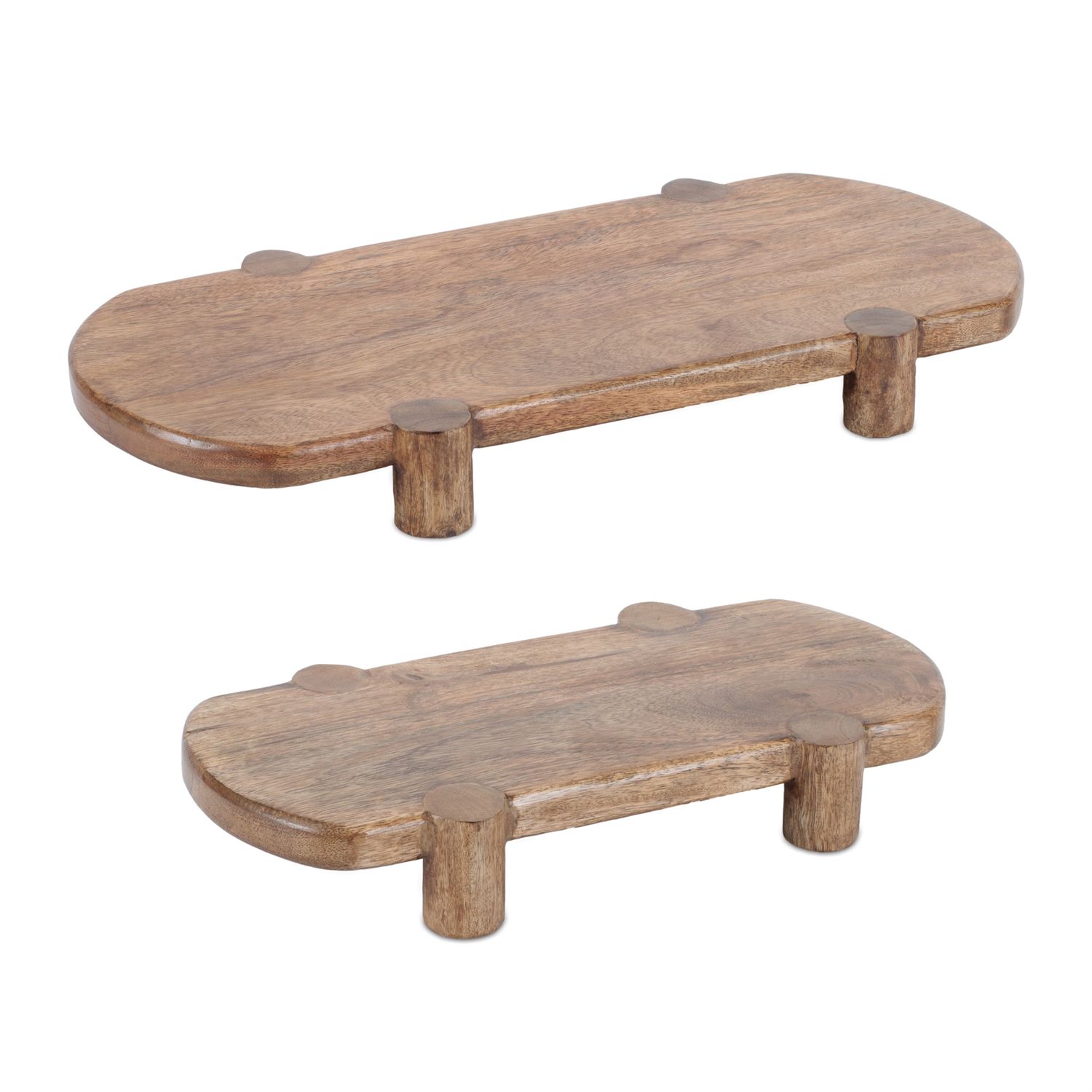 Wood Pedestal 7&quot; x 13.5&quot;