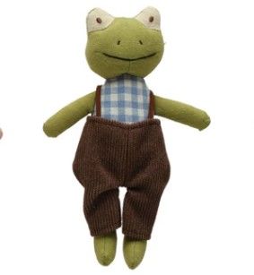 Plush Animals In Clothes Frog