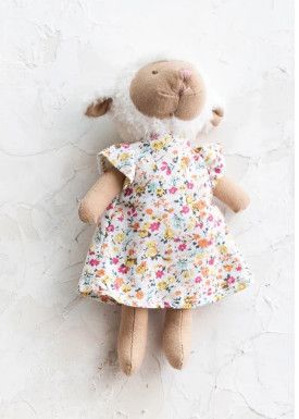 Plush Animals In Clothes Lamb
