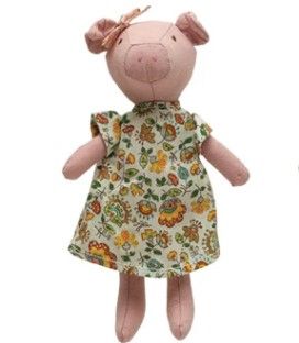 Plush Animals In Clothes Pig