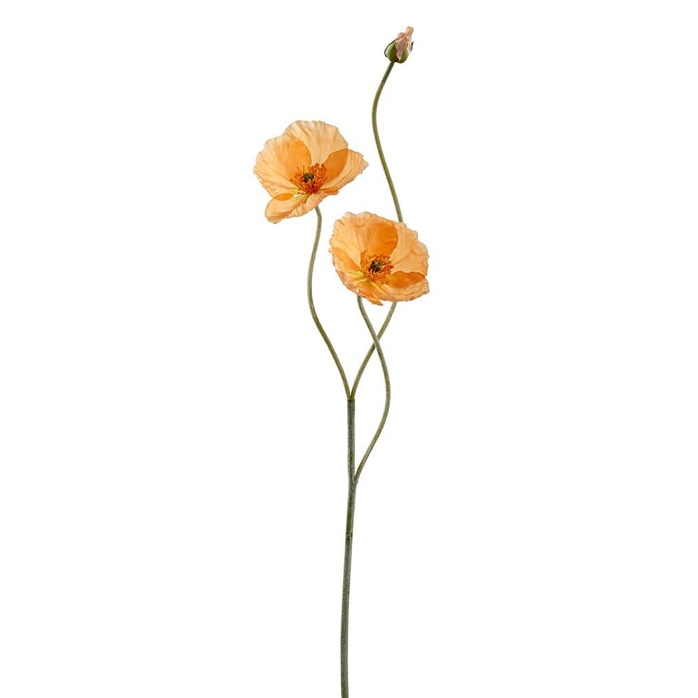 Poppy Spray Coral 29&quot;