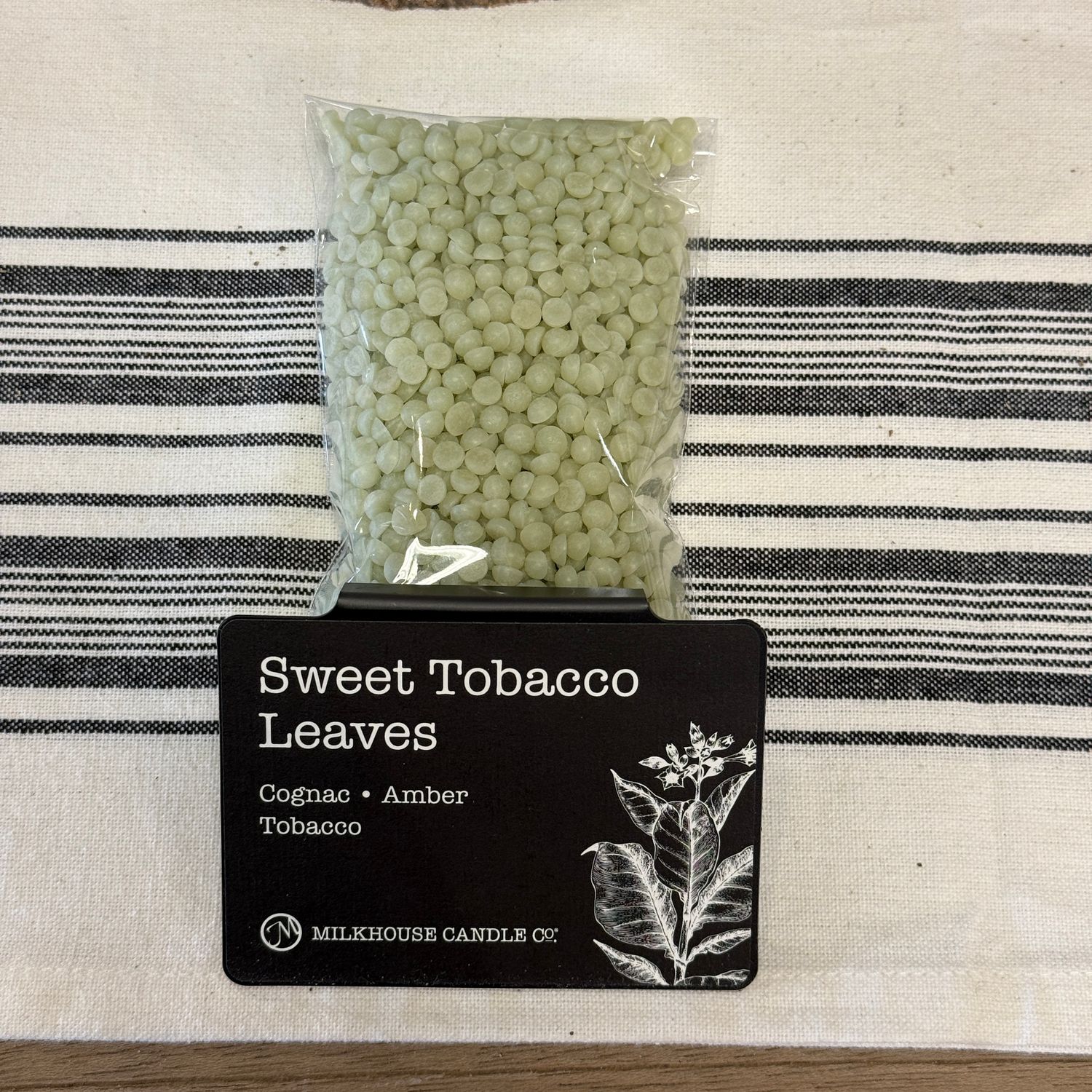 Custom Wax Pearls 4oz - Sweet Tobacco Leaves