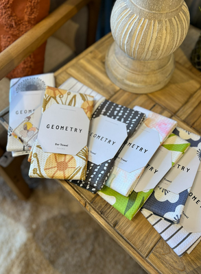 Geometry Towels: Pretty Meets Practical in the Kitchen