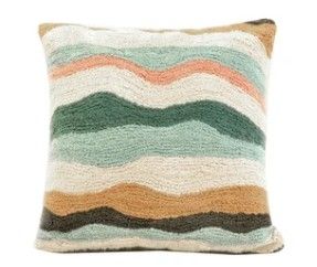 Cotton Wavy Textured Pillow 18&quot;